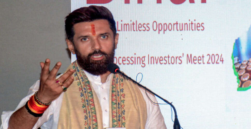 Chirag Paswan Announces Candidacy for Bihar Assembly Elections