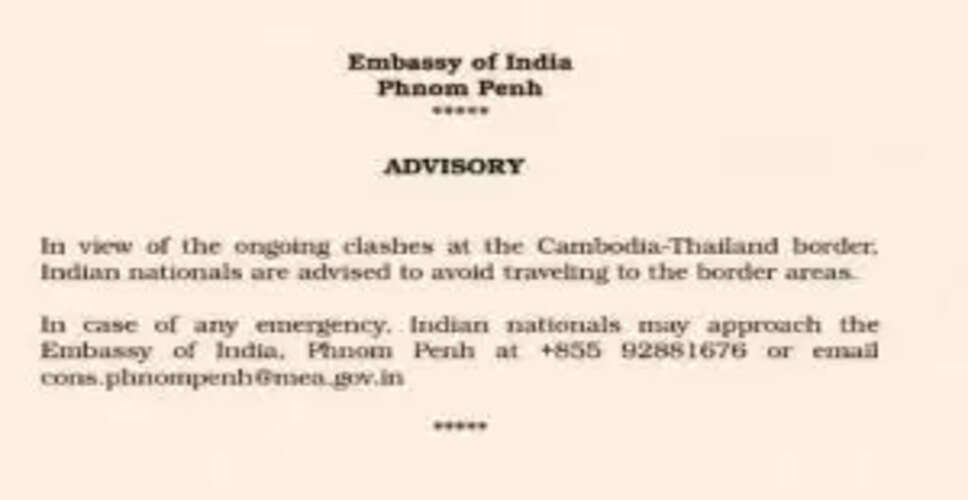 India Warns Citizens Amid Ongoing Border Clashes in Cambodia and Thailand