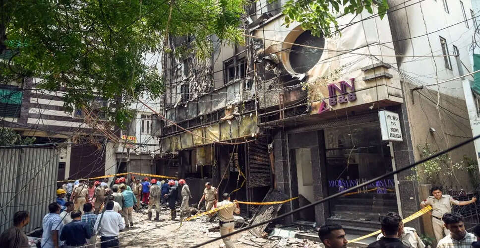 Tragic Fire in Delhi Hotel Sparks Blame Game Among Authorities
