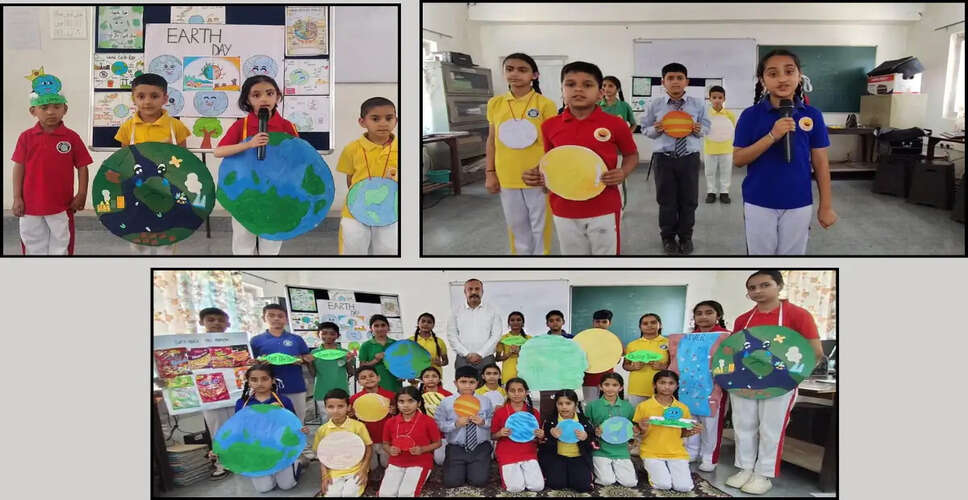 DAV Public School Gohju Celebrates Earth Day with Engaging Activities