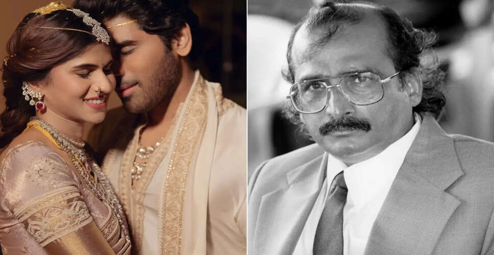 Allu Sirish and Nayanika Reddy Celebrate Their Wedding in Hyderabad