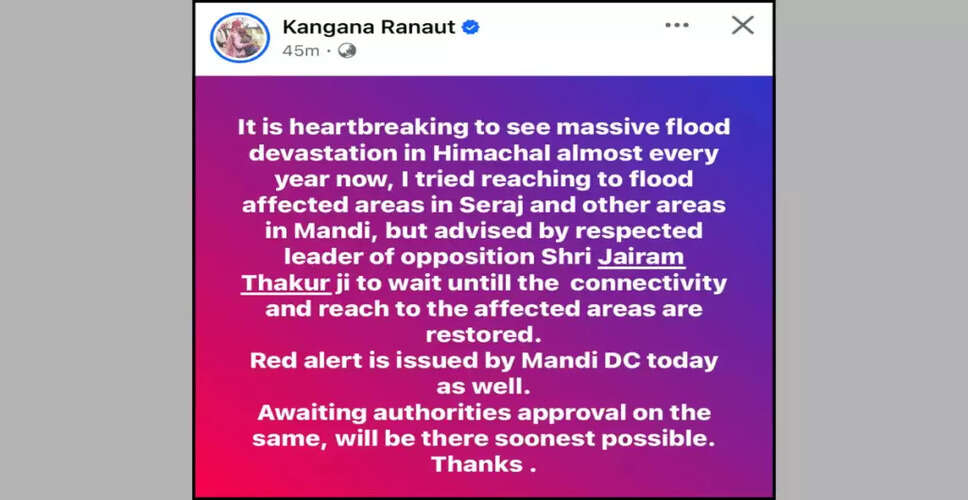 Kangana Ranaut Faces Backlash for Inaction Amid Mandi Flood Crisis