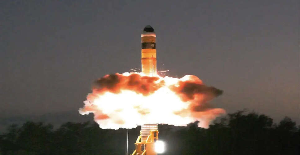 India Successfully Tests Advanced Agni Missile with MIRV Technology