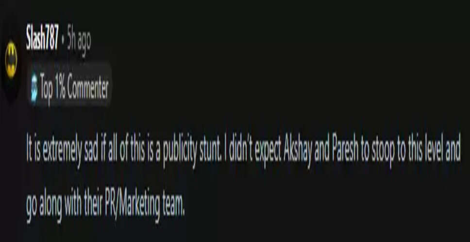 Hera Pheri 3: Akshay Kumar Takes Legal Action Against Paresh Rawal Amid Controversy