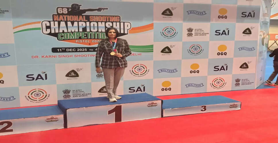 62-Year-Old Sushma Yadav Makes History with Gold in National Shooting Championship