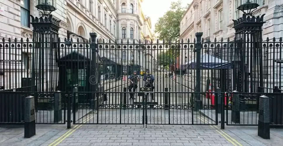 Car crashes into Downing Street gates, driver held