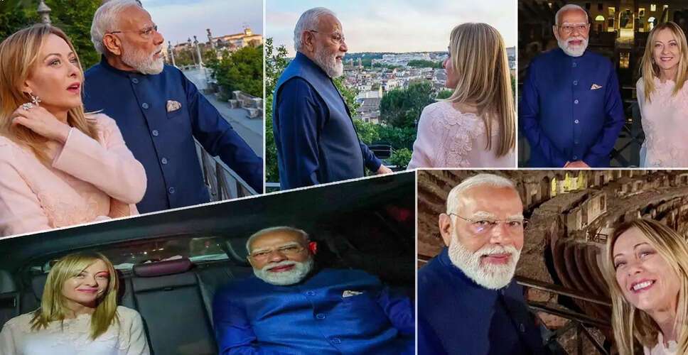 Strengthening Ties: PM Modi and Italy's PM Meloni Discuss Strategic Partnership