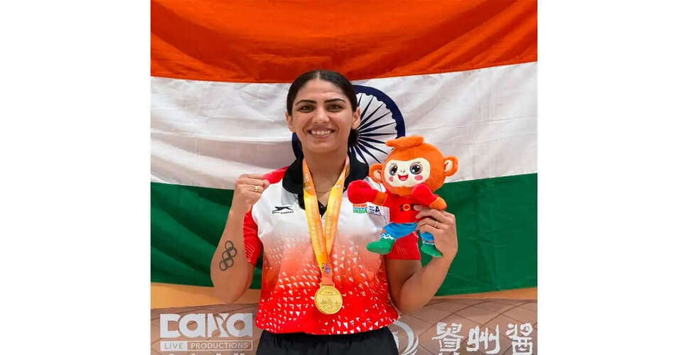Jyoti Shines with Gold at World Boxing Cup 2 in China