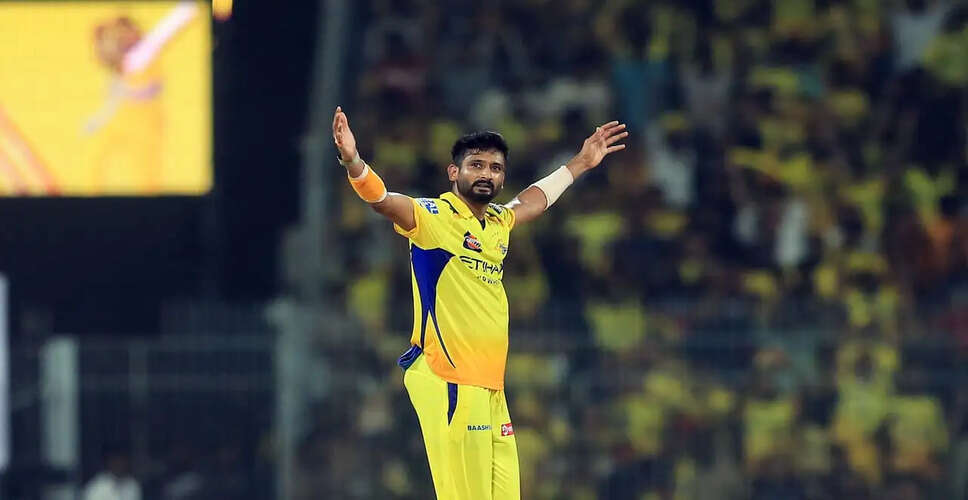 Injury Concern for CSK's Khaleel Ahmed During IPL 2026 Match