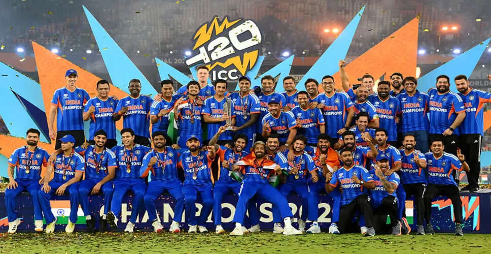 Team India Clinches T20 World Cup Title, Eyes Historic White-Ball Treble