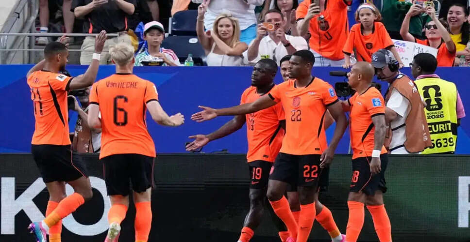Netherlands Dominates Sweden with a 5-1 Victory in World Cup Clash