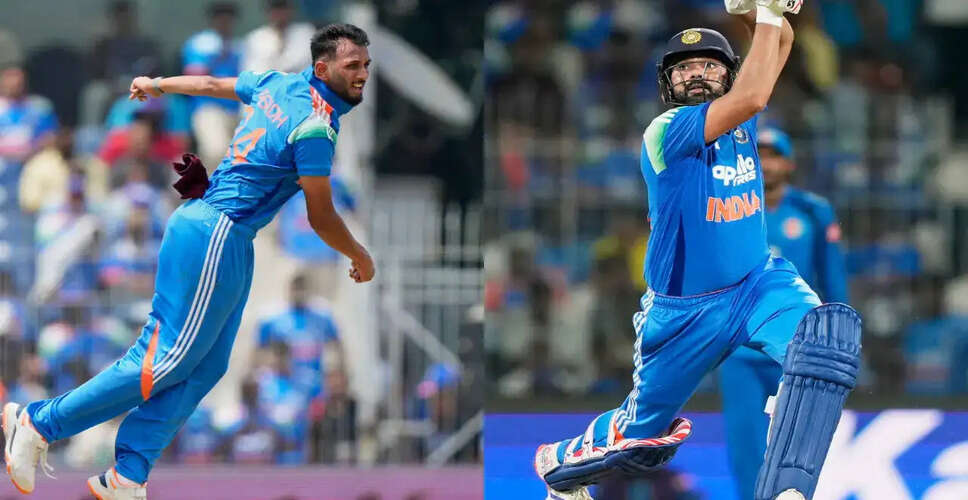 Rohit Sharma and Prasidh Krishna Shine in Historic ODI Performance