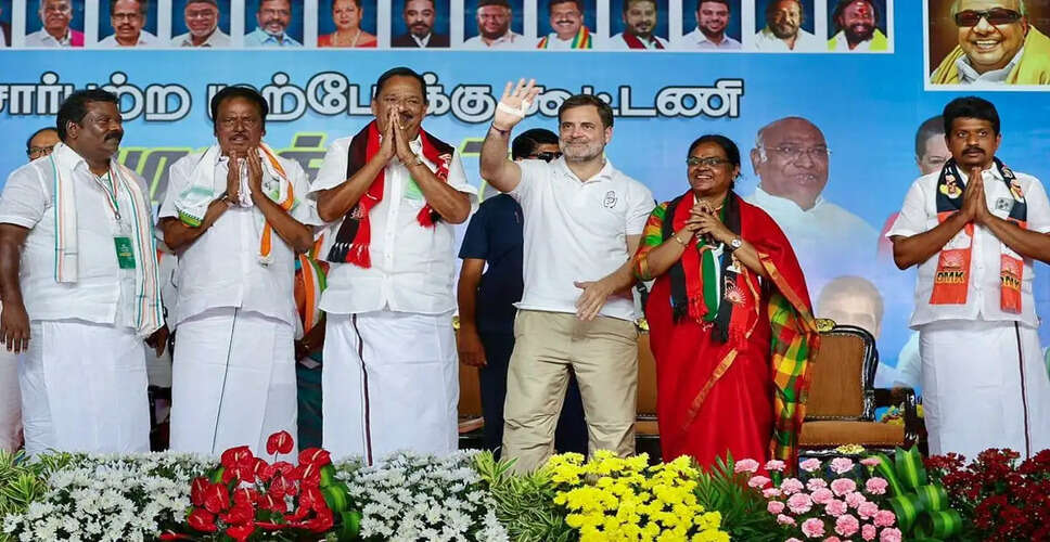 Rahul Gandhi Criticizes AIADMK for Alleged Corruption and BJP Ties