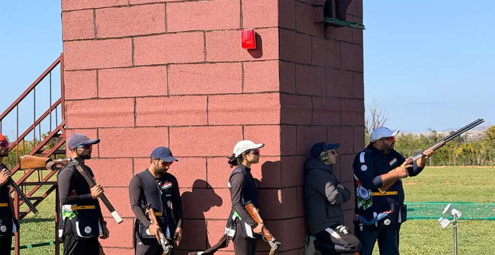 Indian Skeet Team Prepares for ISSF Shotgun World Cup in Tangier