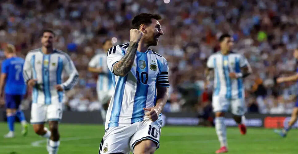 Lionel Messi Shines in Warm-Up Match Ahead of FIFA World Cup