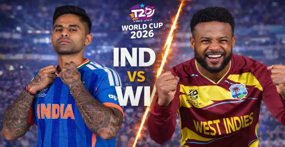 India vs West Indies: T20 World Cup 2026 Super 8 Clash Preview