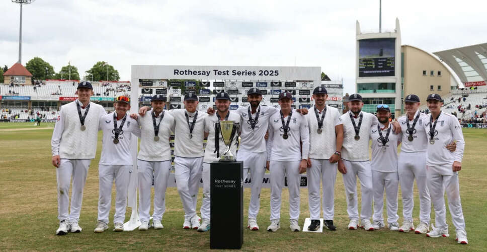 England Announces Squad for Upcoming Test Series Against India