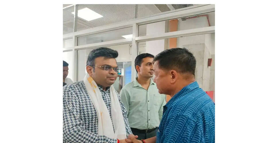 Jay Shah Visits Sikkim Ahead of Indoor Cricket Academy Inauguration