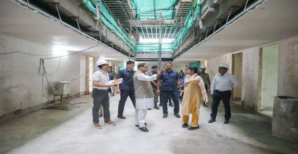 Assam Chief Minister Reviews Construction Progress of Assam Bhawan in New Delhi