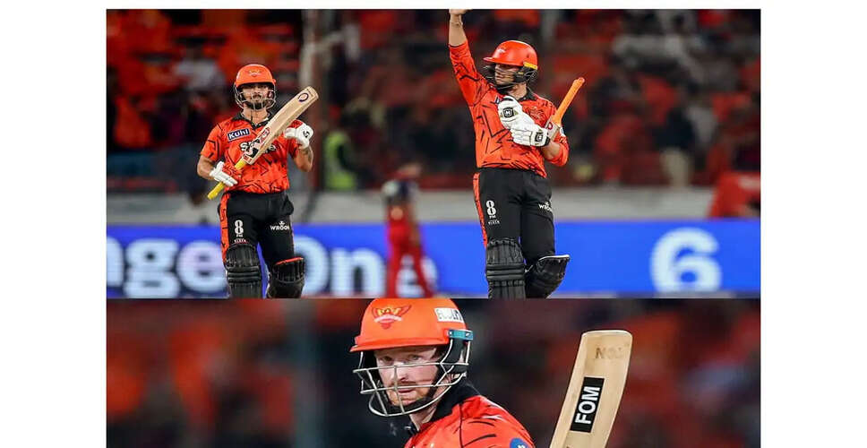 Historic IPL Achievement: SRH Trio Surpasses 500 Runs in a Season