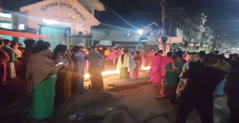 Mass Protests Erupt in Manipur Following Tragic Mortar Attack