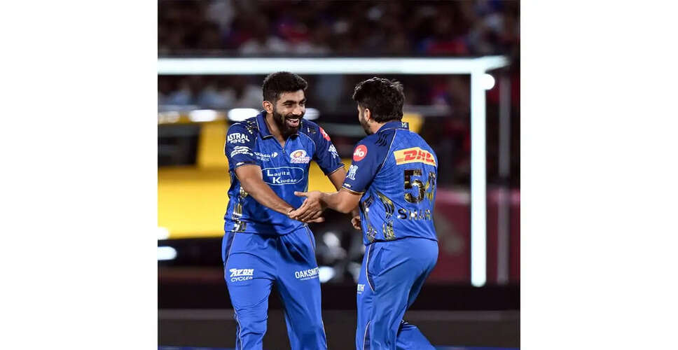 Jasprit Bumrah Celebrates Successful IPL Captaincy Debut with Mumbai Indians