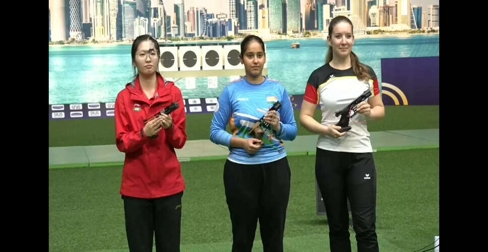 Simranpreet Kaur Brar Makes History with Gold at ISSF World Cup Final