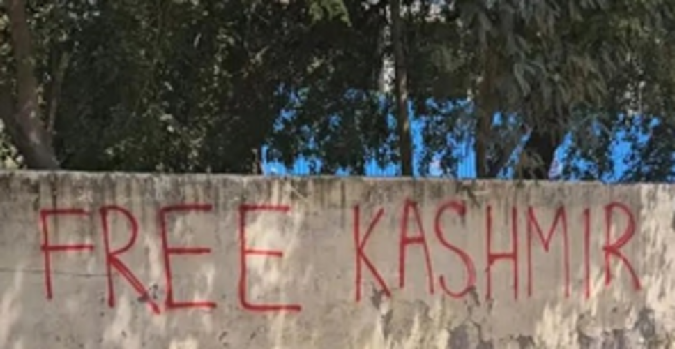 ‘Free Kashmir’ graffiti found on Delhi park wall, FIR lodged