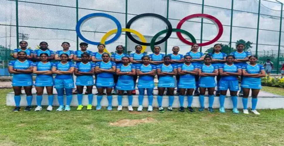 Indian Junior Women's Hockey Team Triumphs Over Belgium in Europe