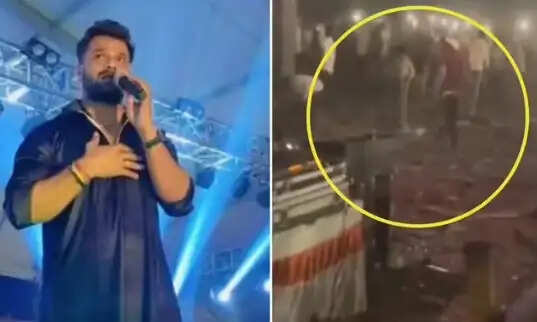 Violence Erupts at Khesari Lal Yadav's Event in Bihar