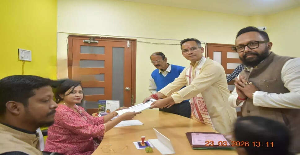 Gaurav Gogoi Enters Jorhat Assembly Race with Nomination Filing