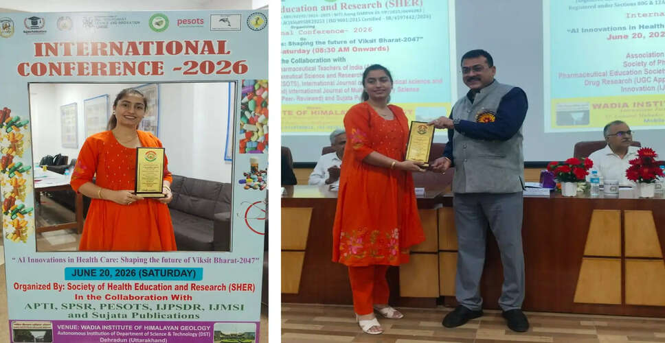 Prof. Nitika Kaushal Honored with Outstanding Achievement Award 2026