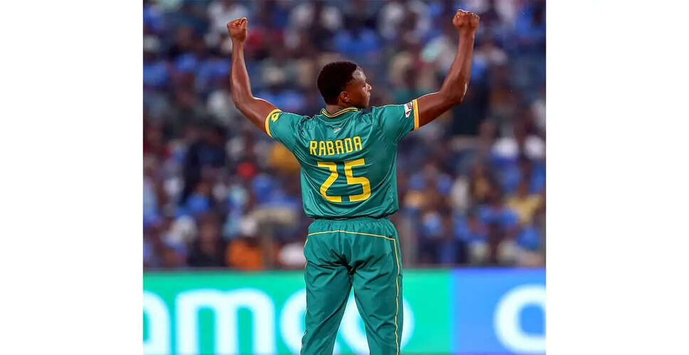 Kagiso Rabada Surpasses Dale Steyn in T20 World Cup Wickets