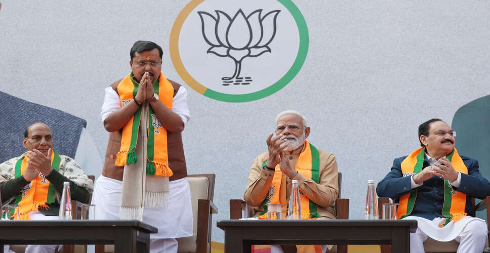 Nitin Nabin Takes Charge as BJP National President Amidst Prominent Leaders