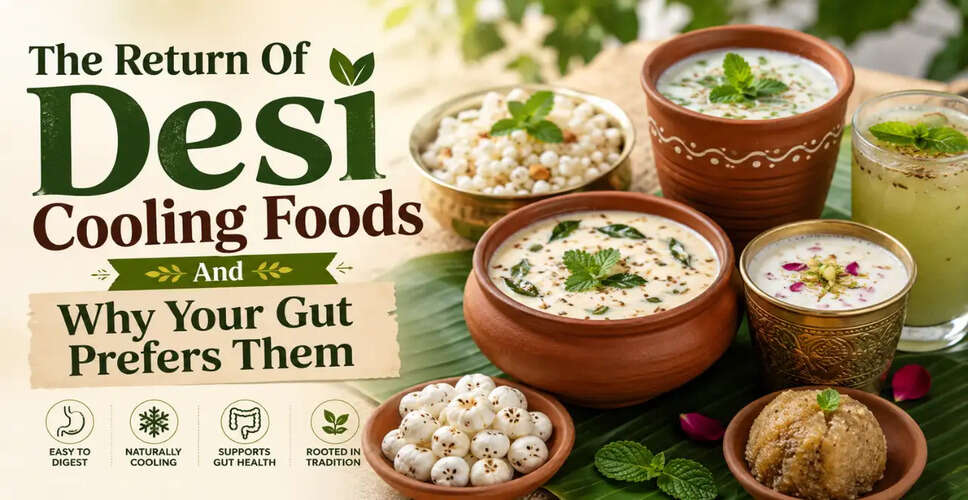 Reviving Traditional Indian Cooling Foods for Better Gut Health