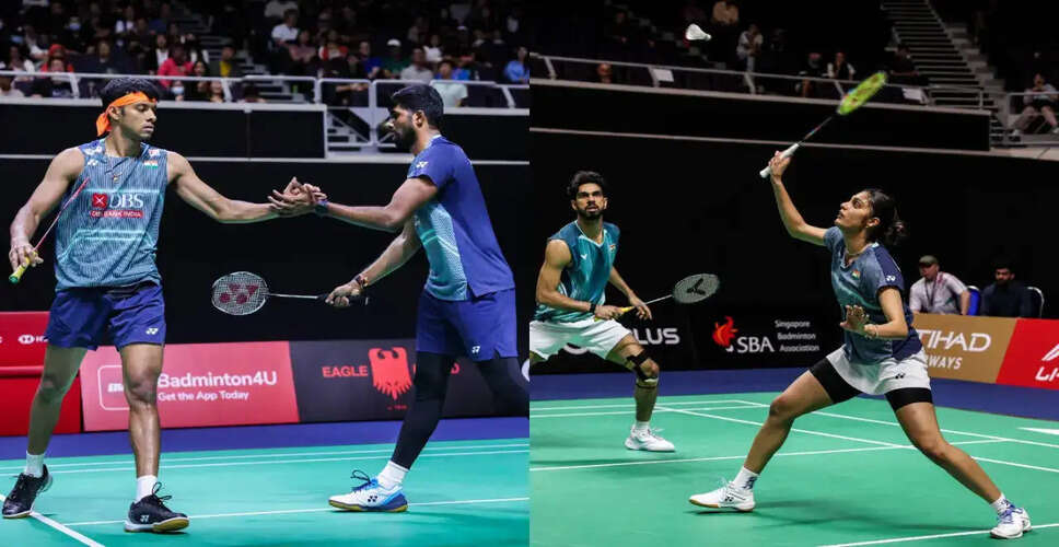 Indian Shuttlers Face Mixed Results at 2026 BWF Singapore Open