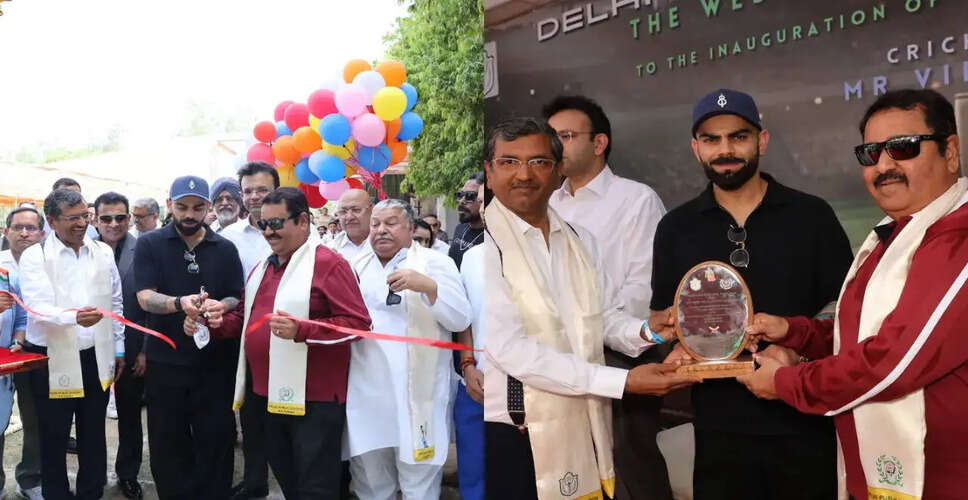 Virat Kohli Honors His Roots with New Academy Inauguration