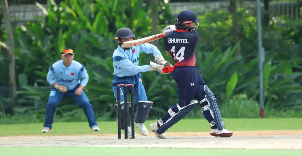Kushal Bhurtel's Historic Century Leads Nepal to Record T20I Total Against China