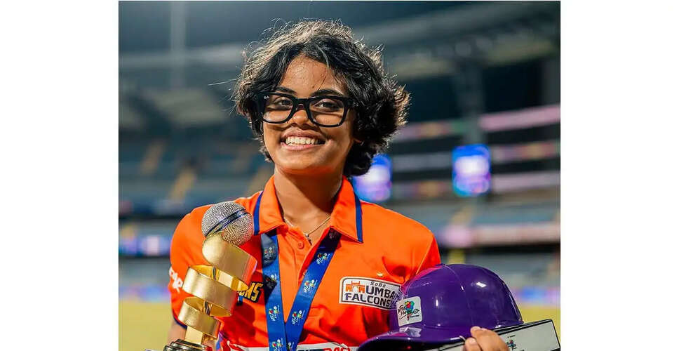Swara Jadhav Shines as Youngest Player to Win Purple Cap in T20 Mumbai Women's League