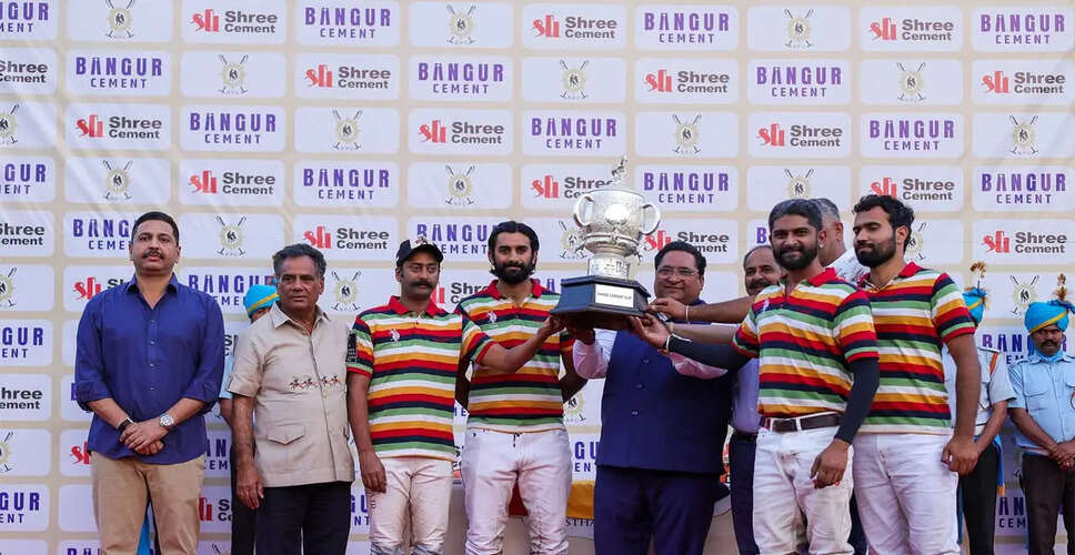 Jaipur Triumphs in Shree Cement Cup Final with Dominant Performance
