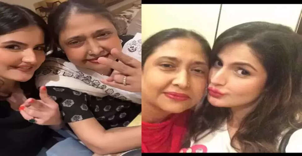 Zareen Khan Mourns the Loss of Her Mother in Heartfelt Social Media Tribute