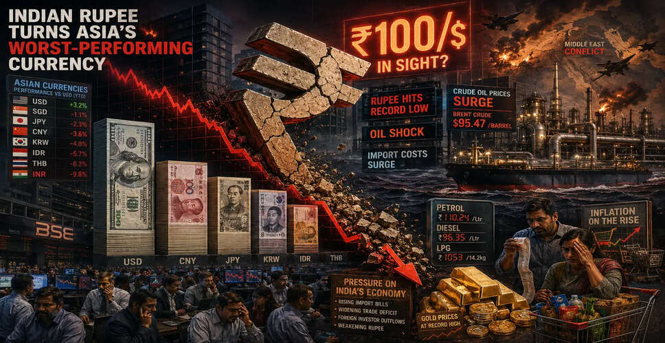 Indian Rupee Hits Record Low Amid Economic Concerns