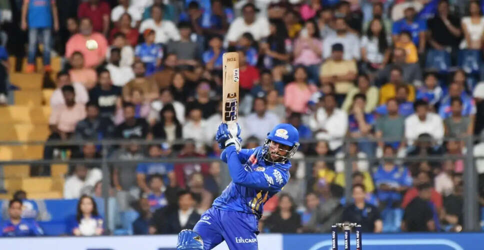 Mumbai Indians' Coach Highlights Batting Flexibility Ahead of IPL 2026 Opener