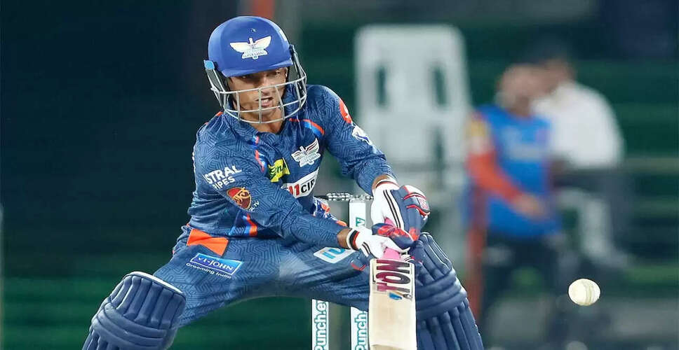 Ayush Badoni Joins Indian Cricket Team Following Sundar's Injury