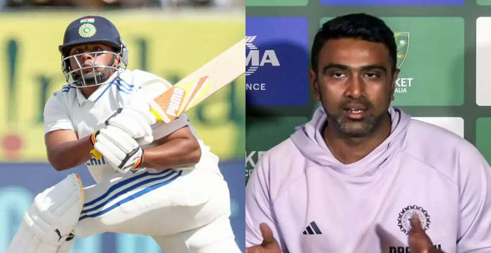 Ravichandran Ashwin Questions Sarfaraz Khan's Fit in CSK's Lineup Post IPL Auction