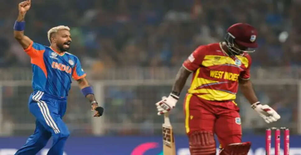 Thrilling Encounter: West Indies Sets Challenging Target Against India in T20 World Cup