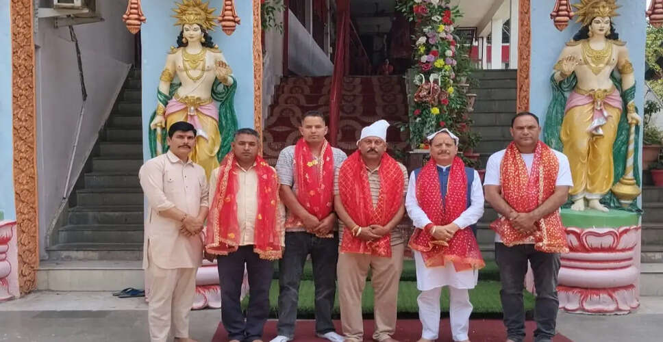 Dalhousie MLA D.S. Thakur Visits Maa Bhadrakali Temple for Community Blessings