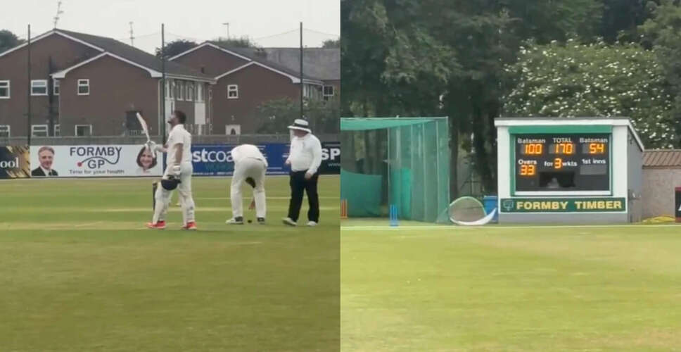 Ashutosh Sharma Shines with Century in England Club Cricket Debut