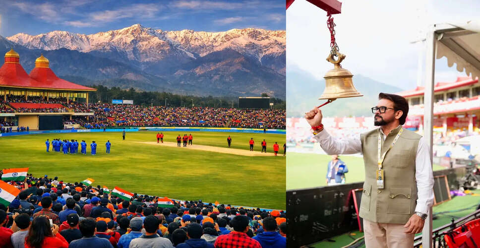 Dharamshala Hosts Thrilling India-Afghanistan ODI Amidst Scenic Beauty