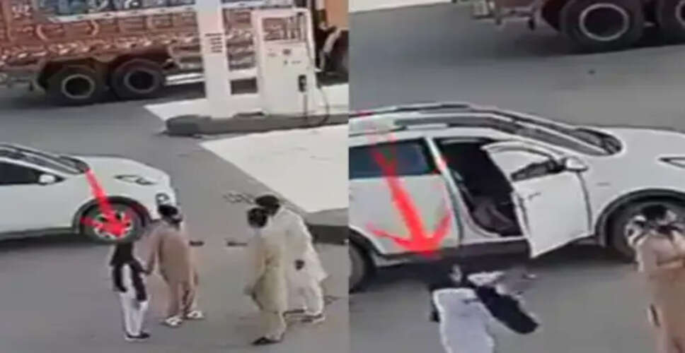 Brave Daughter Defends Father at Gas Station: Viral Incident Captured on CCTV